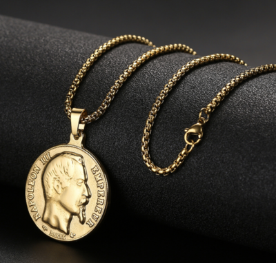 Chaîne avec Pendentif Napoleon lll