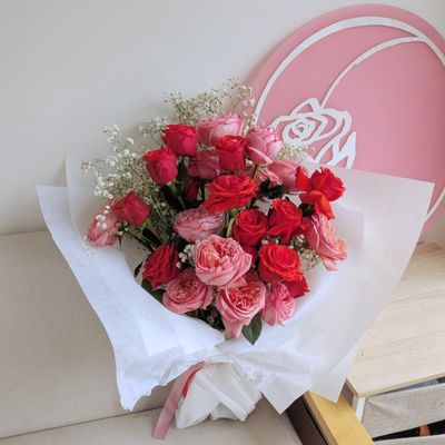 Two Dozen Roses Bouquet