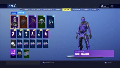 OG Skull Trooper Account