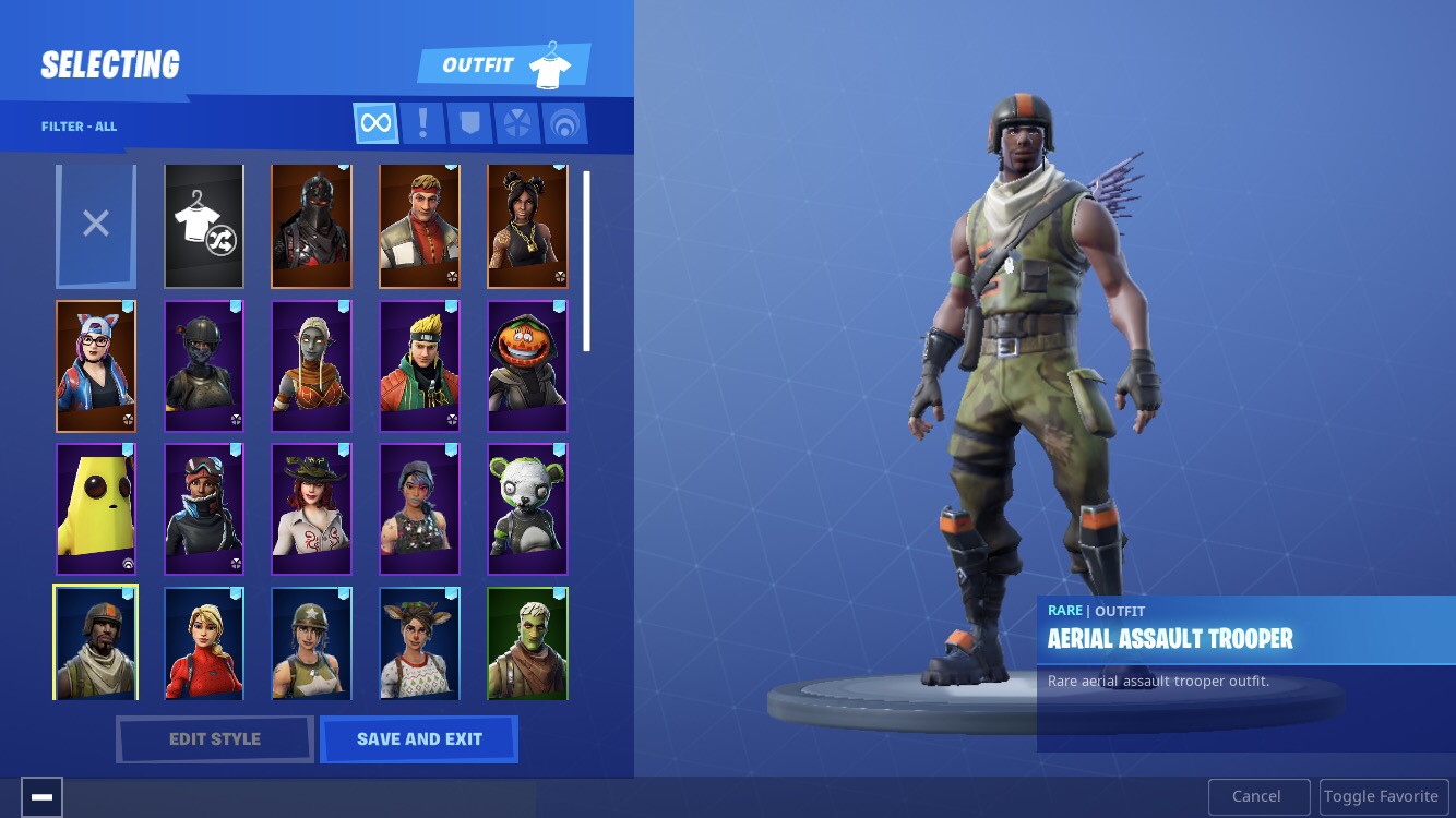 Arial Assault Trooper Account