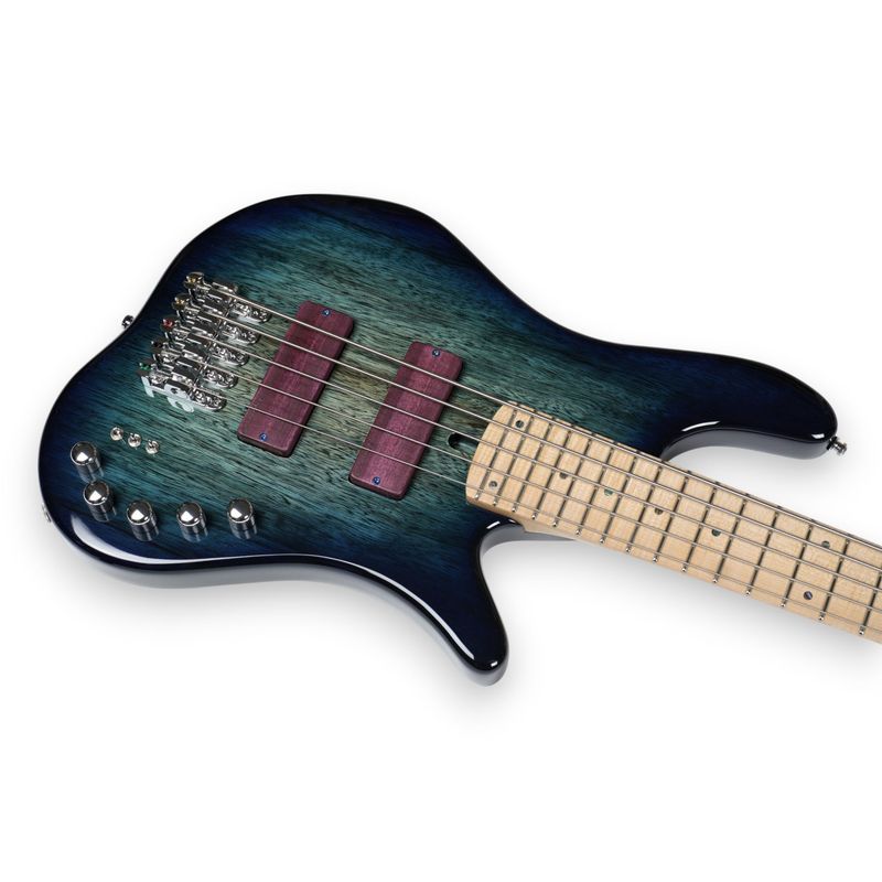 Apex AXE5 - Elite Black Limba Body, Maple Neck, Flame Maple FIngerboard (Aquaburst Finish) Apex AXE5 - Elite Black Limba Body, Maple Neck, Flame Maple FIngerboard (Aquaburst Finish)