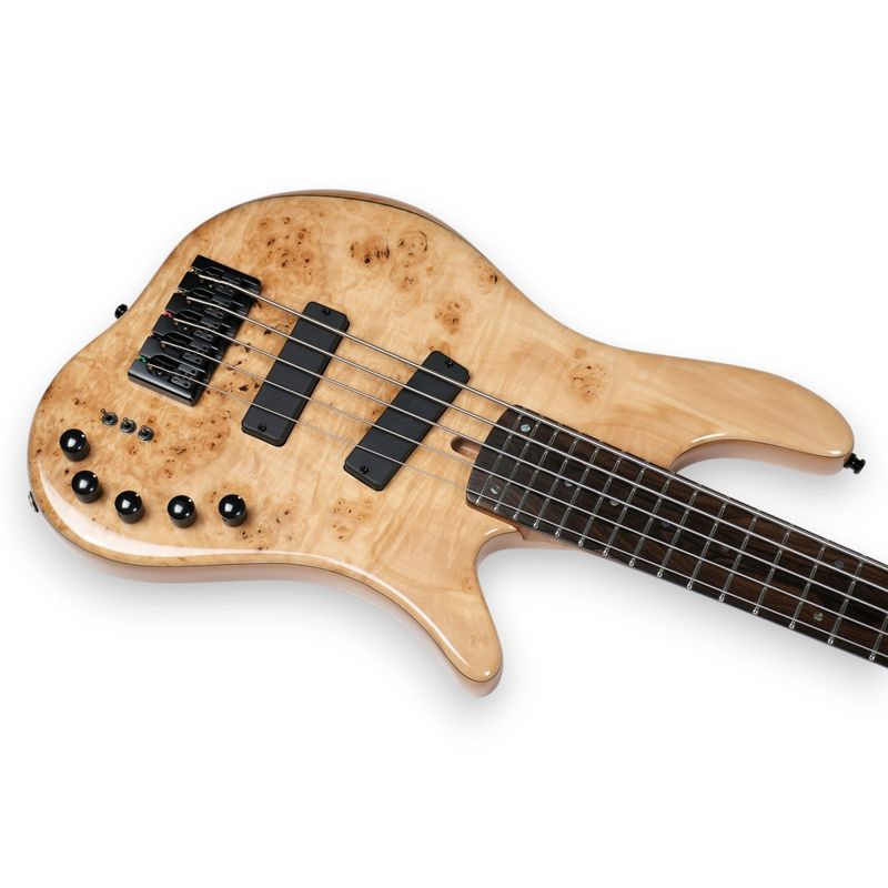 Apex AXE5 - Elite Alder Body, Figured Chestnut Top, Roasted Birdseye Maple Neck, Ziricote Fingerboard Apex AXE5 - Elite Alder Body, Figured Chestnut Top, Roasted Birdseye Maple Neck, Ziricote Fingerboard