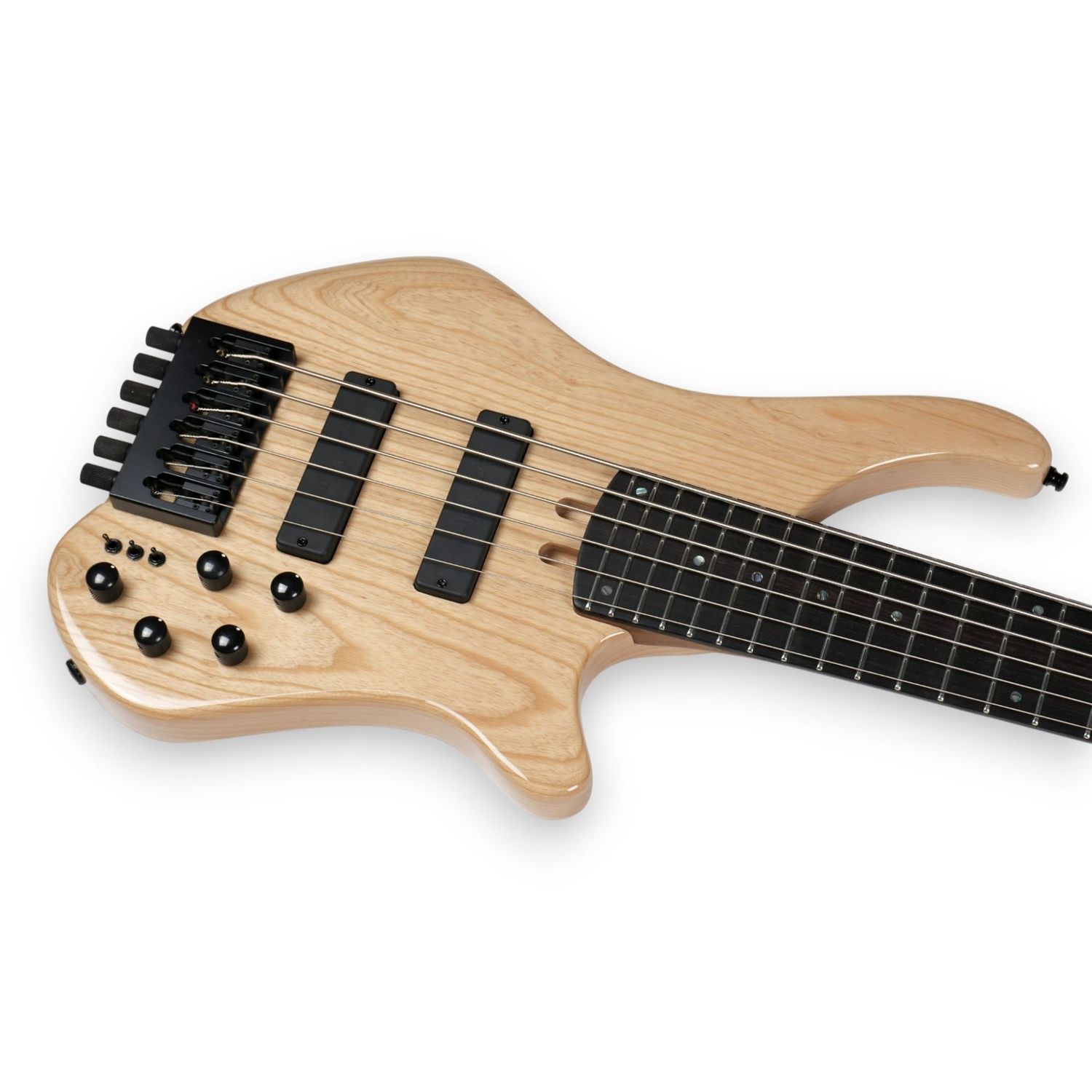 Medusa MDE6 - Elite (Headless) Swamp Ash Body, Roasted Flame Maple Neck, Rosewood Fingerboard (Natural)