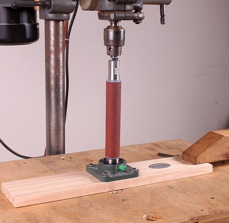 Flex Sand 1 Pneumatic Drum Sander Attachment for Drill Press Sanding