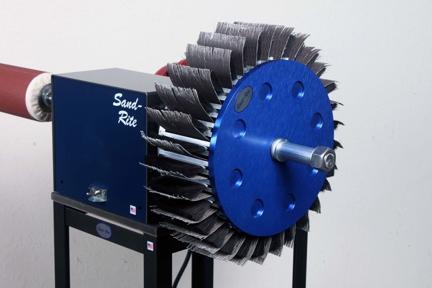 Self Feeding Brush Head Flap Wheel Sander Sand Rite