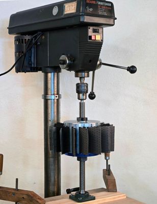 Drill Press Adapter Shaft for Flap Wheel Sander and Drum Sander