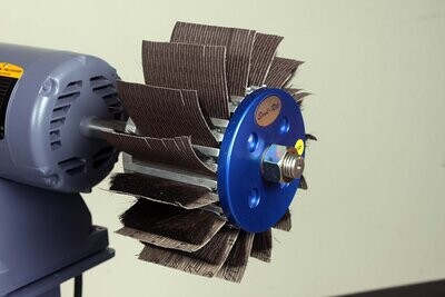 B-12 and B-24 Self-Feeding Brush Head Flap Wheel Sander Sand-Rite B-12 and B-24 Self-Feeding Brush Head Flap Wheel Sander Sand-Rite