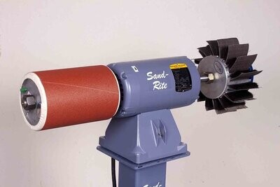 ENTER CODE DLX10OFF FOR 10% OFF AT CHECKOUT.  DB-612-DLX Sand-Rite. Long Shaft Low Speed Double Spindle Buffer Motor with Drums and or Brush Head Combination.