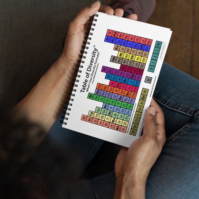 Table Of Diversity Spiral Notebook