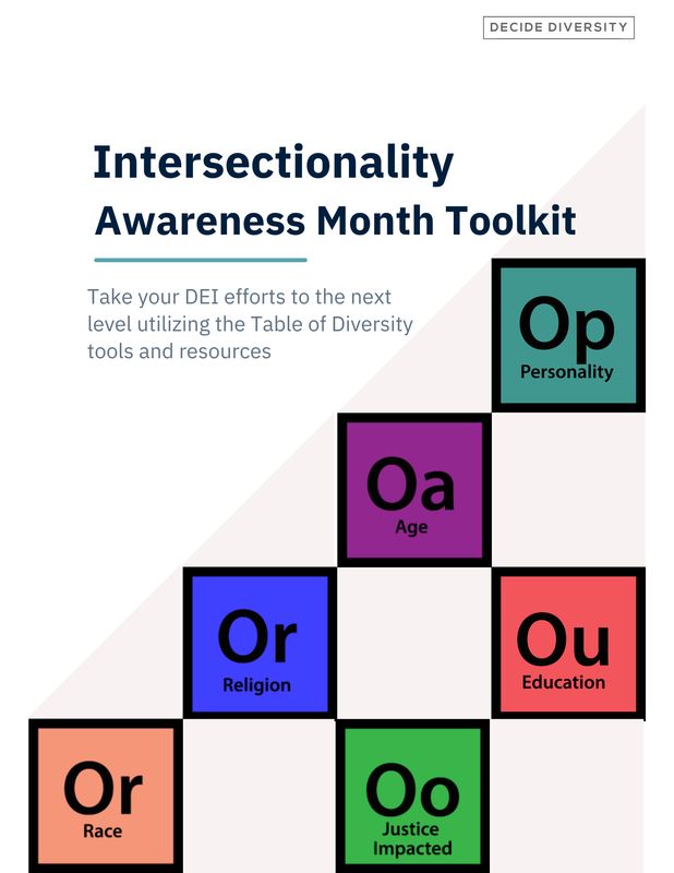 Intersectionality Awareness Month Toolkit Intersectionality Awareness Month Toolkit