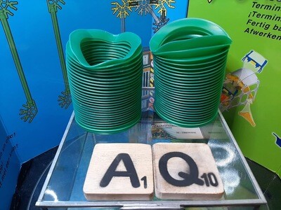K'nex (Gebruikt) | 99026 | Buis | Groen | Harmonica | K'NEX Flexi tube 10cm Green | Flexible