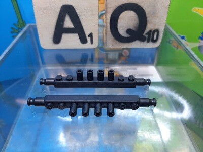 Brick (Axle) with rod ends and large studs