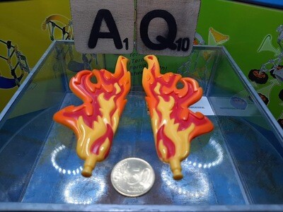 K'nex (Gebruikt)| 2 vlammen | Staart | Rood | Geel | Oranje | Flames | Alive Fighting Phoenix 11503/63160
