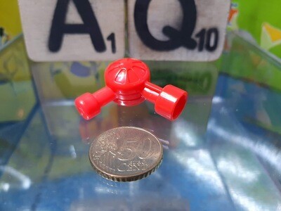 K'nex (Gebruikt) | Kid Knex | 70842r | Rood | Rose | V-stuk | Hoek | Joint variable-angle | 7084.2