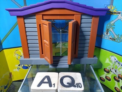 K'nex (Gebruikt) | Wand met deuren | Bruin | Nintendo | Super Mario 3D Land | (38529)