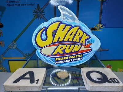 K'nex (Gebruikt) | Kartonnen afbeelding | Shark Run Roller coaster | 13057/11592 | Chasing Shark Fin