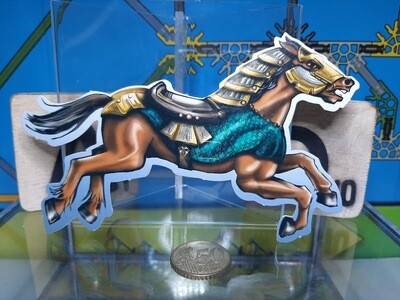K'nex (Gebruikt) | Kartonnen afbeelding | Paard | Musical Carousel | 13071/69933 | Carrousel
