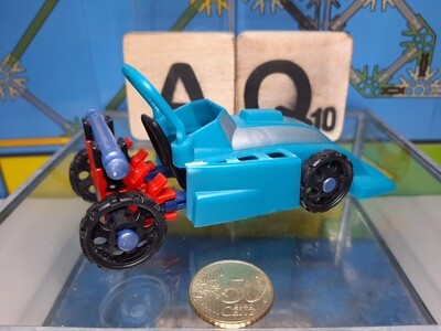K'nex (Gebruikt) | Classic | Auto | Racewagen | Blauw  | Nummer 6 | Blue