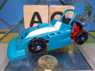 K'nex (Gebruikt) | Classic | Auto | Racewagen | Blauw  | Nummer 6 | Blue