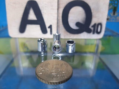 K'nex (Gebruikt) | Classic | Rod end Chroom | Zilver - Chrome