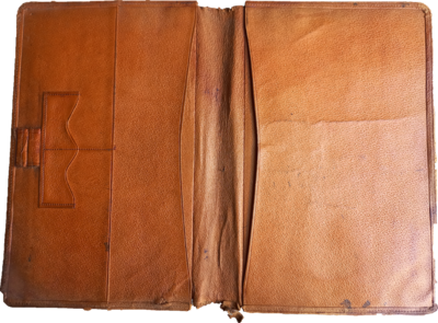 Leather folder - Vintage