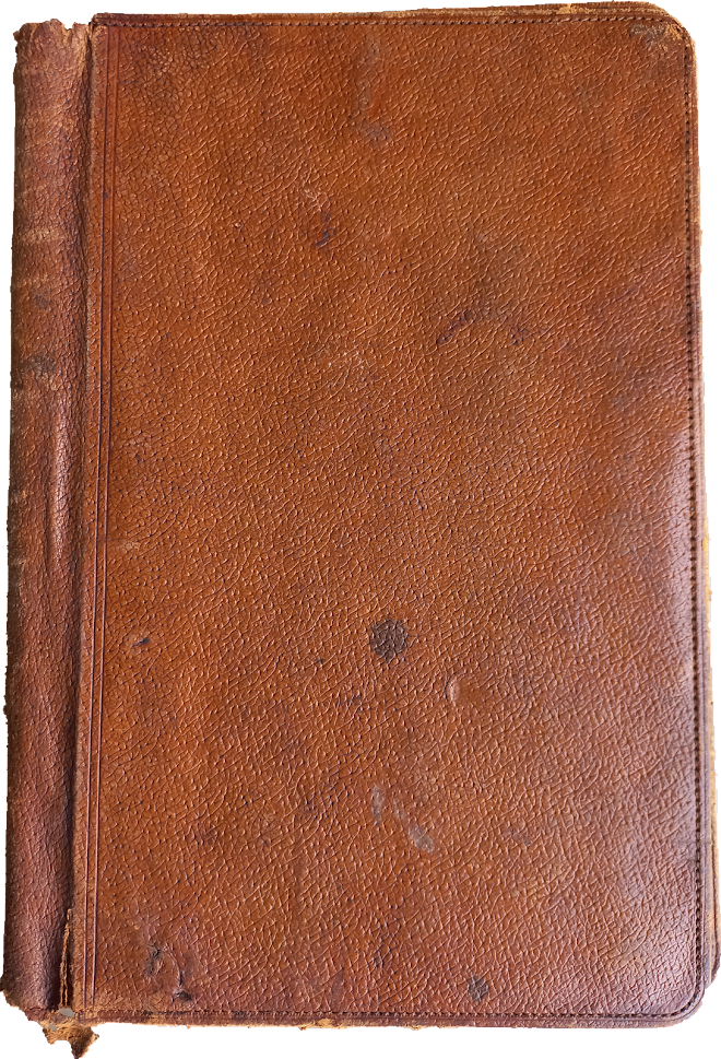 Leather folder - Vintage