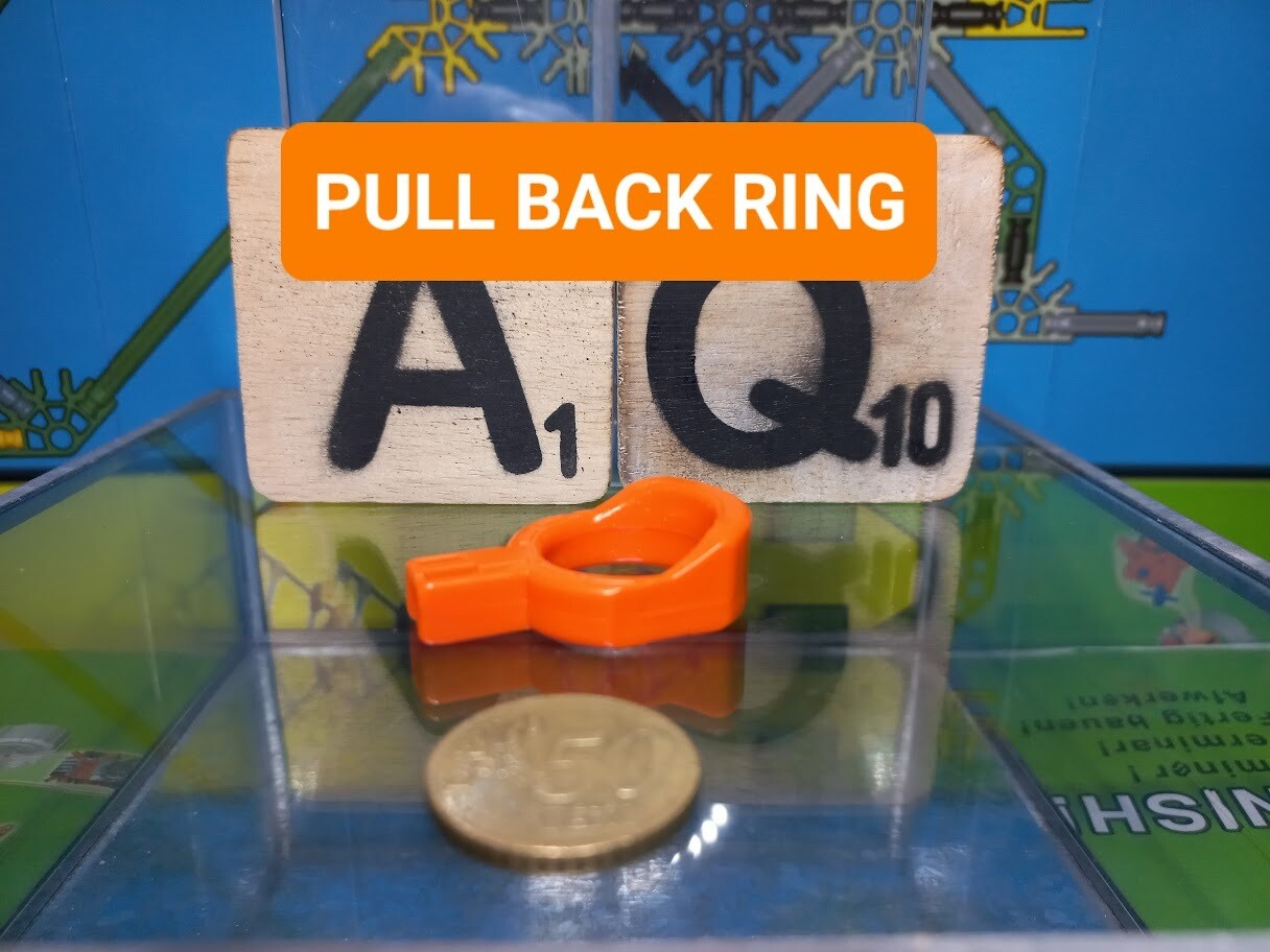 K'nex (Gebruikt) | Oranje | 2998001 (2998.001) | Trekring | K'NEX K-Force Pull back ring Orange | Tirez anneau