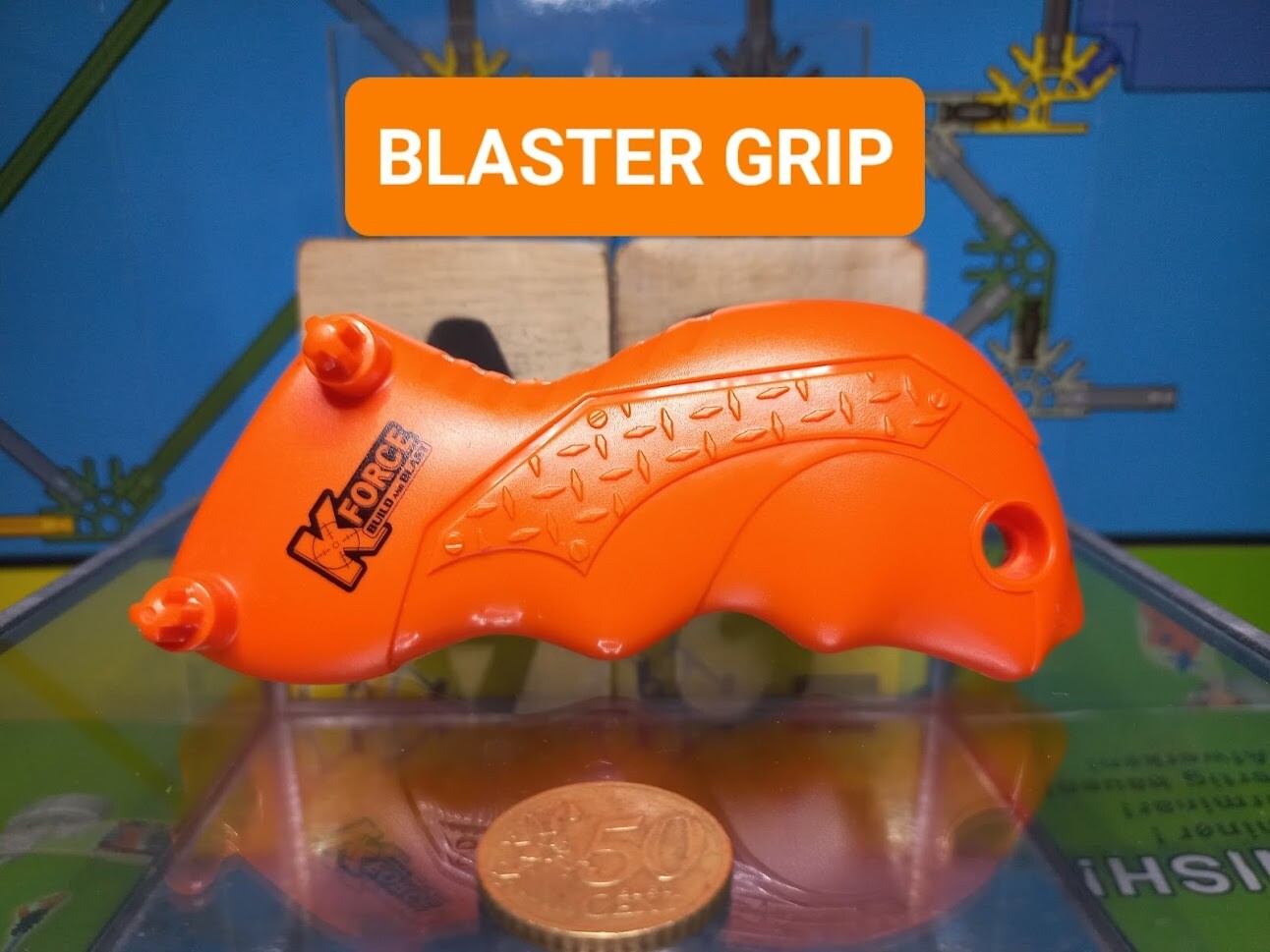 K'nex (Nieuw) | K3019001 | Oranje | Handvat K-Force | K'NEX K-Force Blaster grip Orange