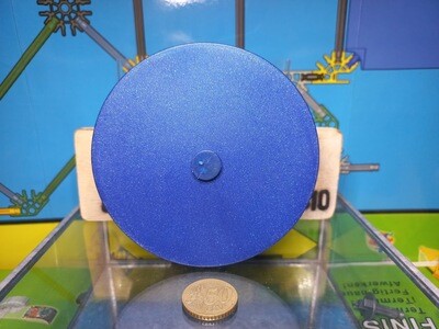 K'nex (Gebruikt) | Classic | Wiel (Groot) - Blauw | Huge Wheel (Box) Blue | Boîte - Ø 105mm