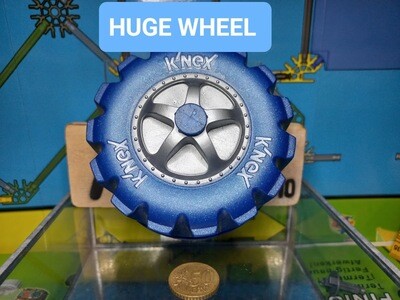 K'nex (Gebruikt) | Classic | Wiel (Groot) - Blauw | Huge Wheel (Box) Blue | Boîte - Ø 105mm