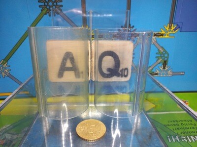K'nex (Gebruikt) | Buis 8 cm | 99079 | Helder (Met groef) | Tube Clear 7.9cm for Big Air Ball Tower