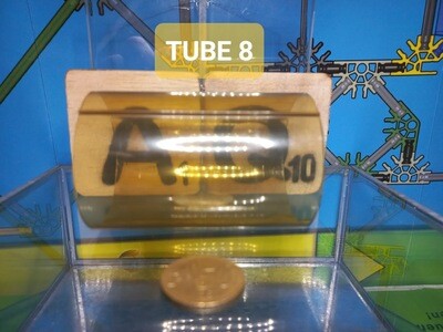 K'nex (Gebruikt) | Buis 8 cm | 99079 | Geel (Met groef) | Tube Yellow 7.9cm for Big Air Ball Tower