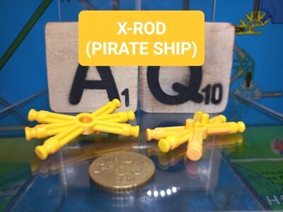 K'nex (Gebruikt) | Classic | 99042 | Oranje - Geel | K'NEX X-Rod Orange for Pirate ship | Tige | Stange