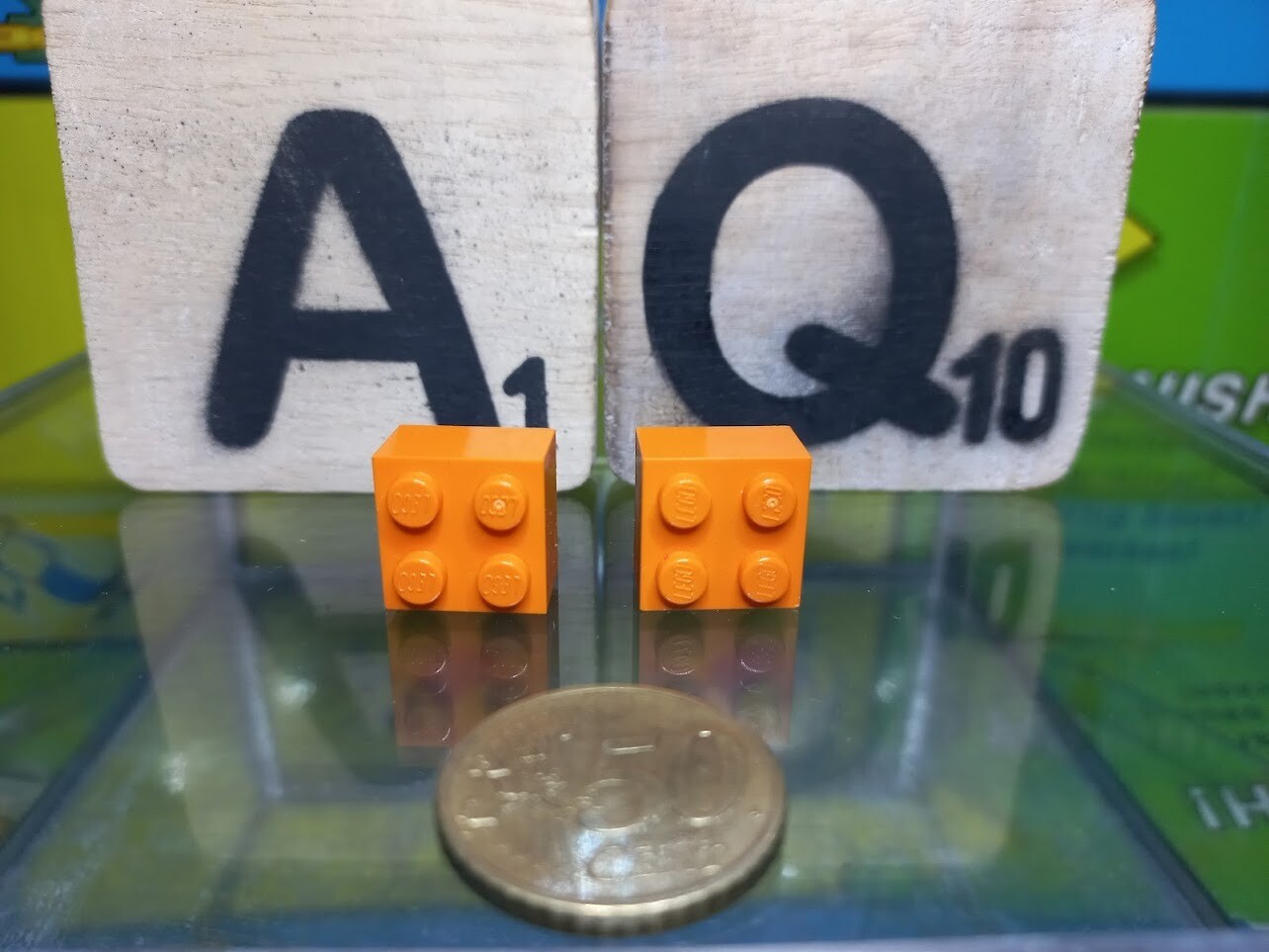 Lego parts are often compatible with K'nex