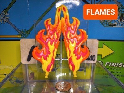 K'nex (Gebruikt)| 2 vlammen | Staart | Rood | Geel | Oranje | Flames | Alive Fighting Phoenix 11503/63160