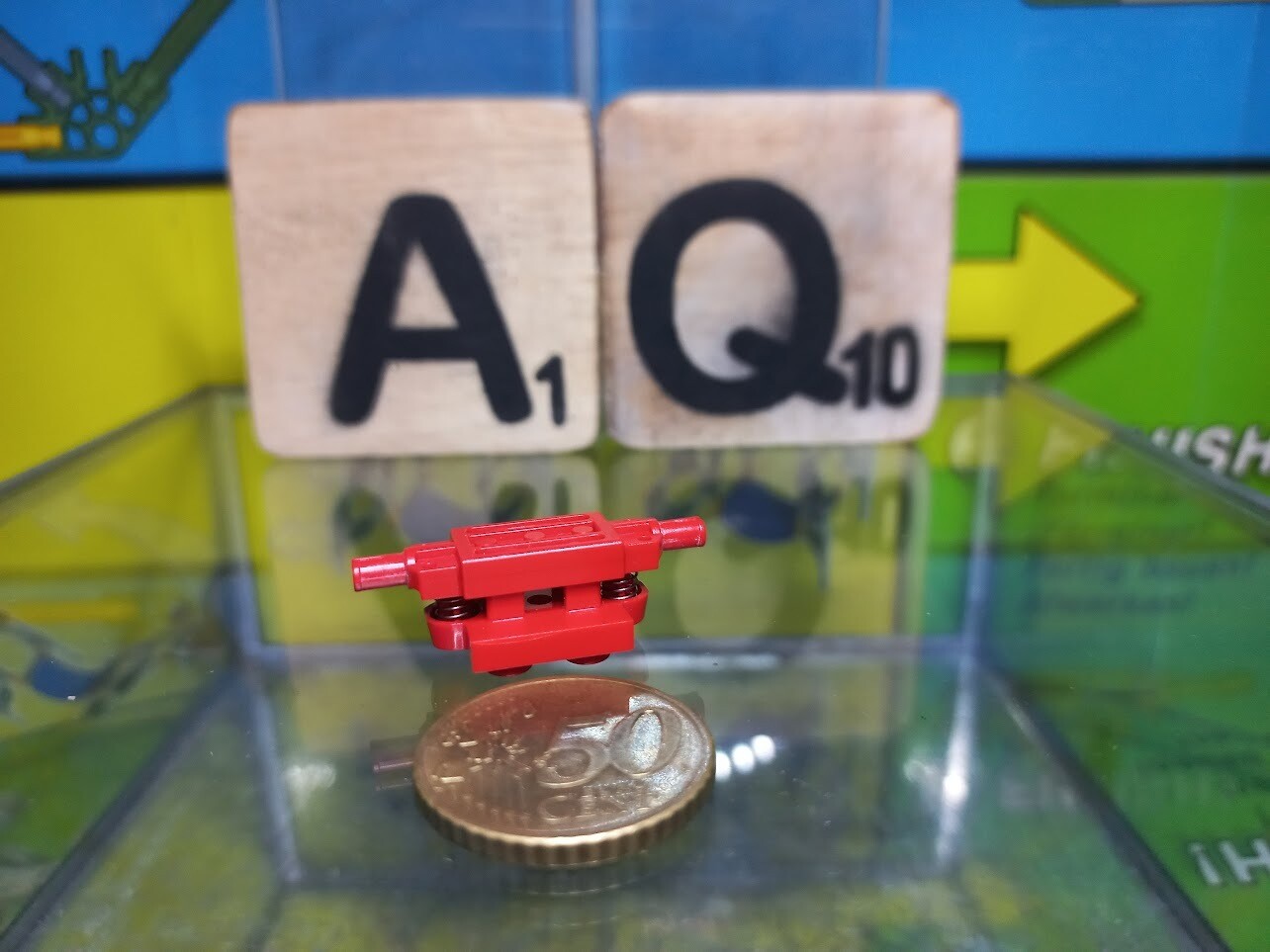 Lego parts are often compatible with K'nex