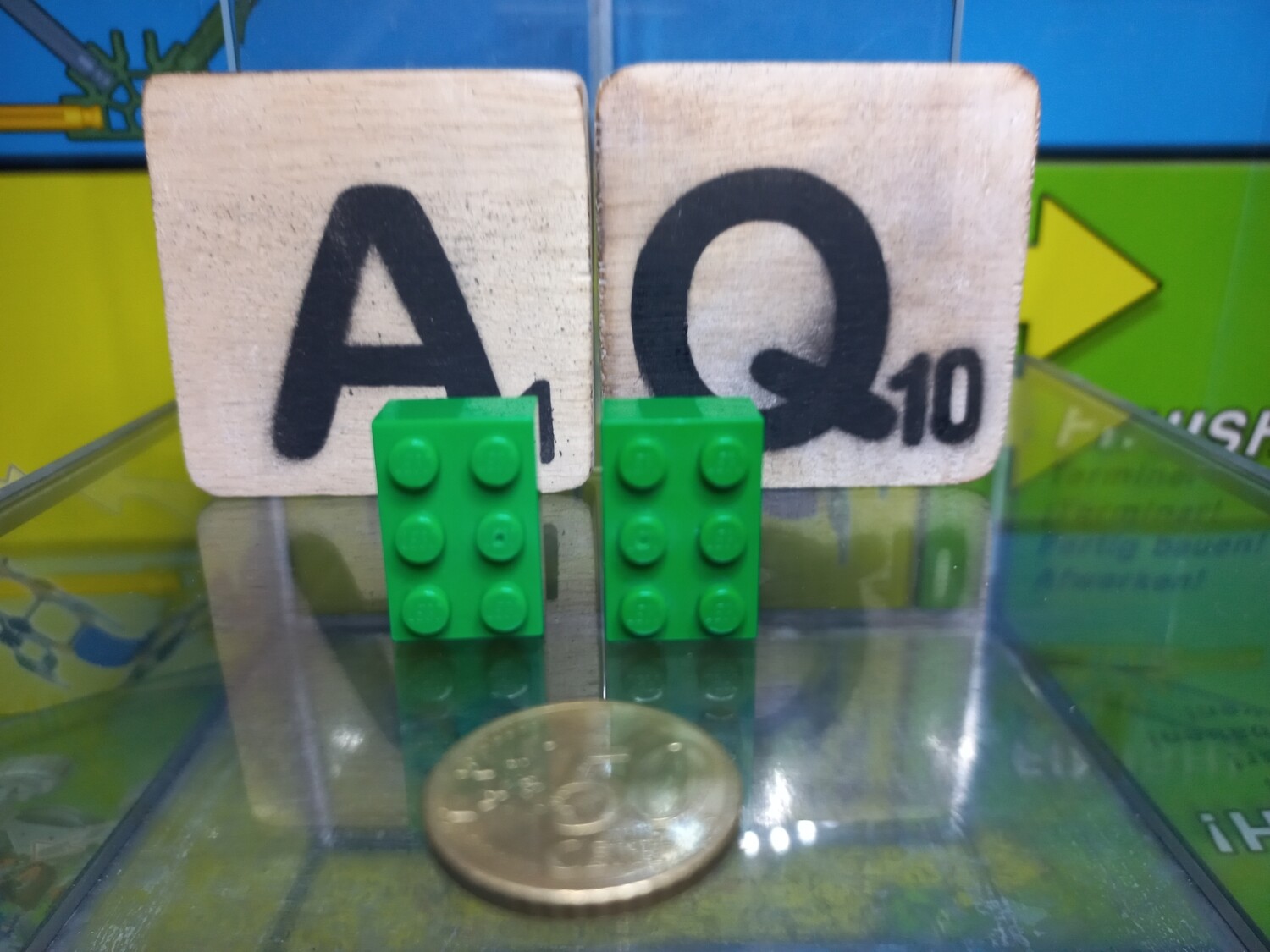 Lego parts are often compatible with K'nex