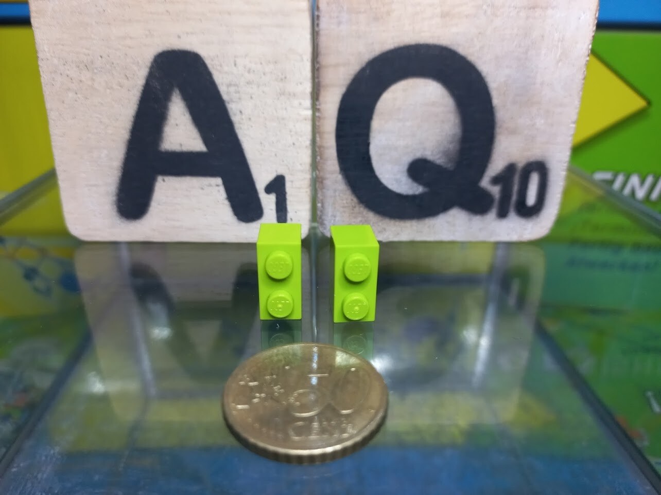 Lego parts are often compatible with K'nex
