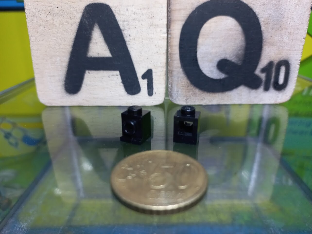 Lego parts are often compatible with K'nex