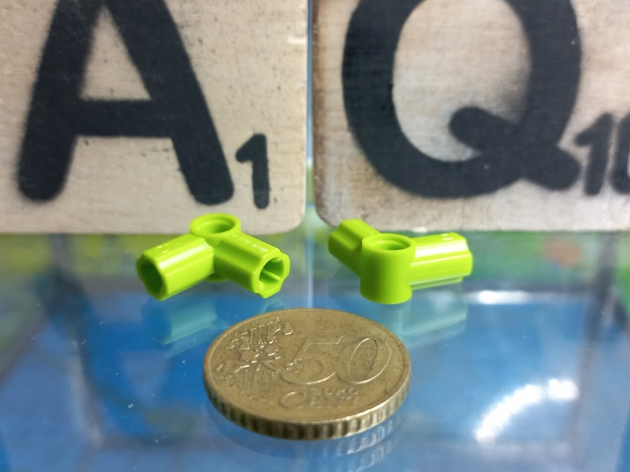 Lego parts are often compatible with K'nex