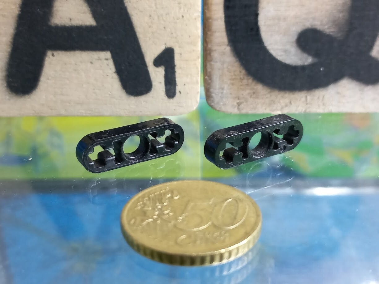 Lego parts are often compatible with K'nex