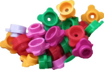 Lego parts are often compatible with K'nex