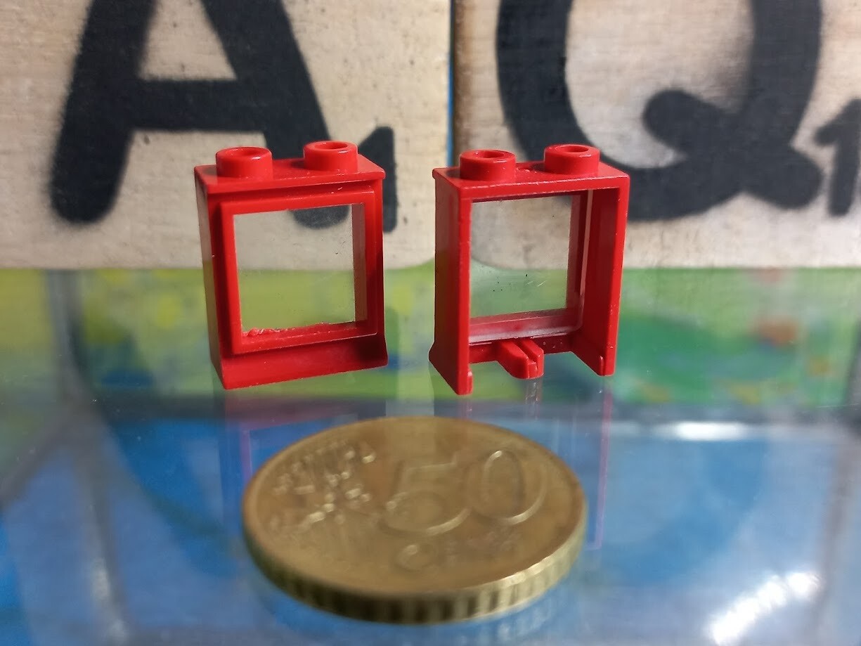 Lego parts are often compatible with K'nex