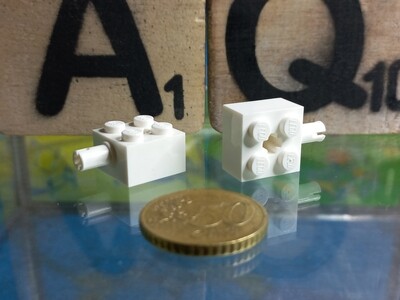 Lego parts are often compatible with K'nex