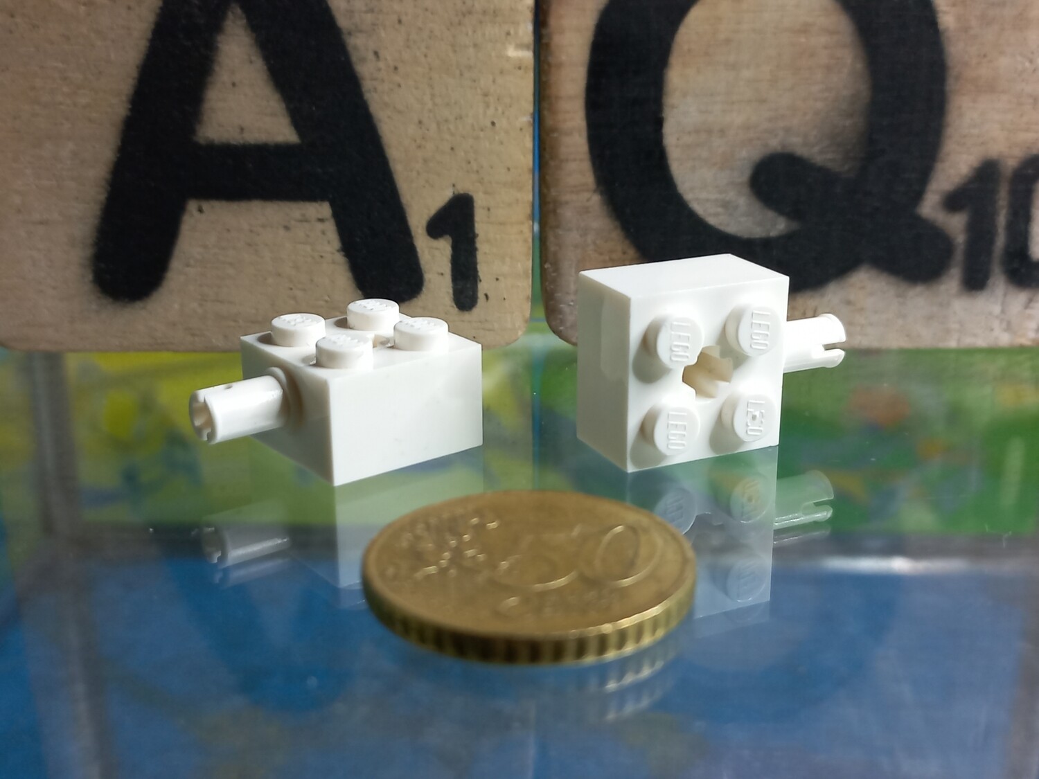 Lego parts are often compatible with K'nex