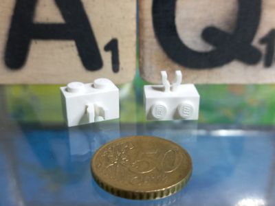 Lego parts are often compatible with K'nex
