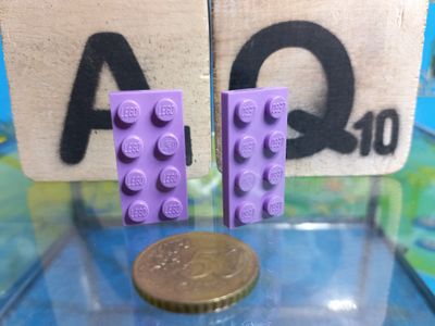 Lego parts are often compatible with K'nex