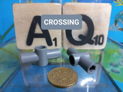 K'nex (Gebruikt) | Classic | 3310078 | Kruising | Grijs | Crossing | Grey