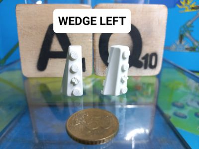 K'nex (Gebruikt) | 841206 | Wit | Links | Brick wedge Left White