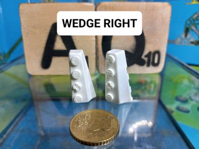 K'nex (Gebruikt) | 841306 | Wit | Rechts | Brick wedge right White